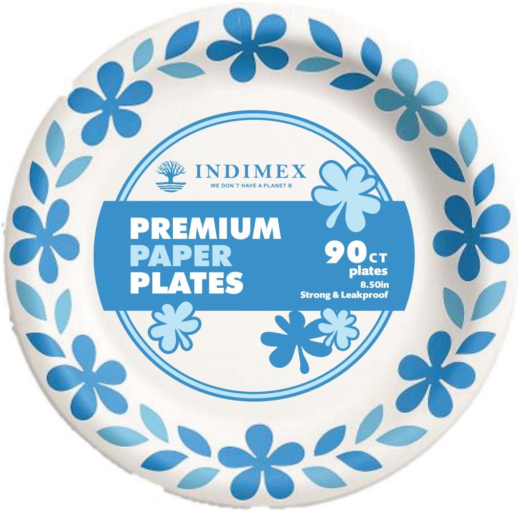 Paper Plates & Bowls — 8.5" Plate — 4/90 ct