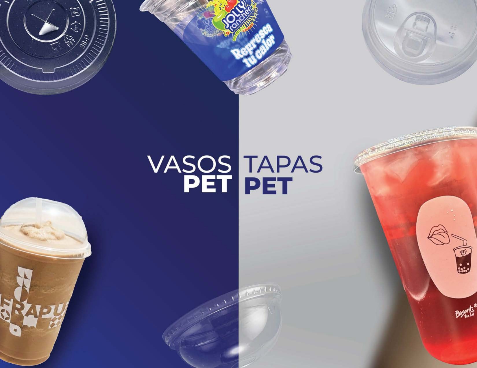 PET cups and PET lids