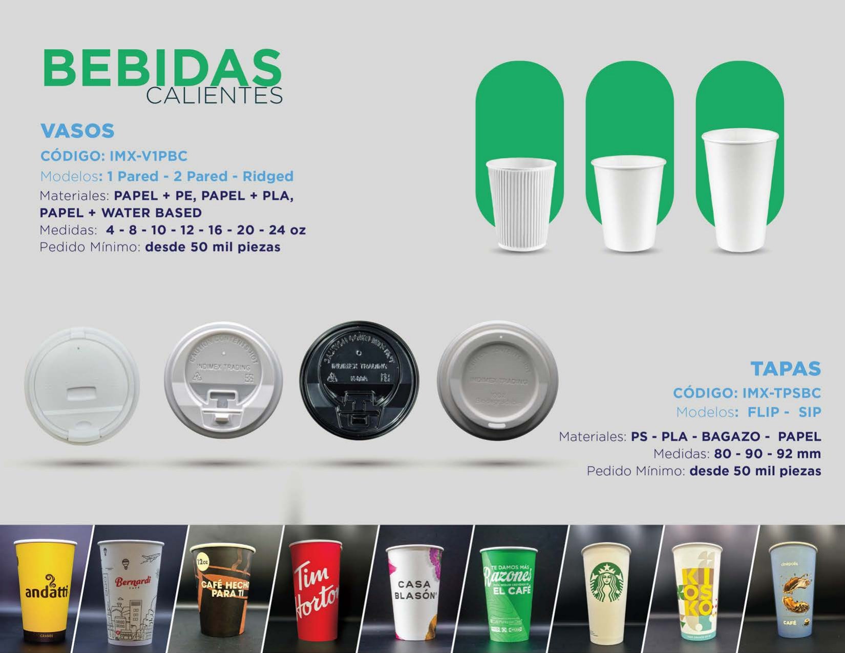 Hot beverage cups and lids