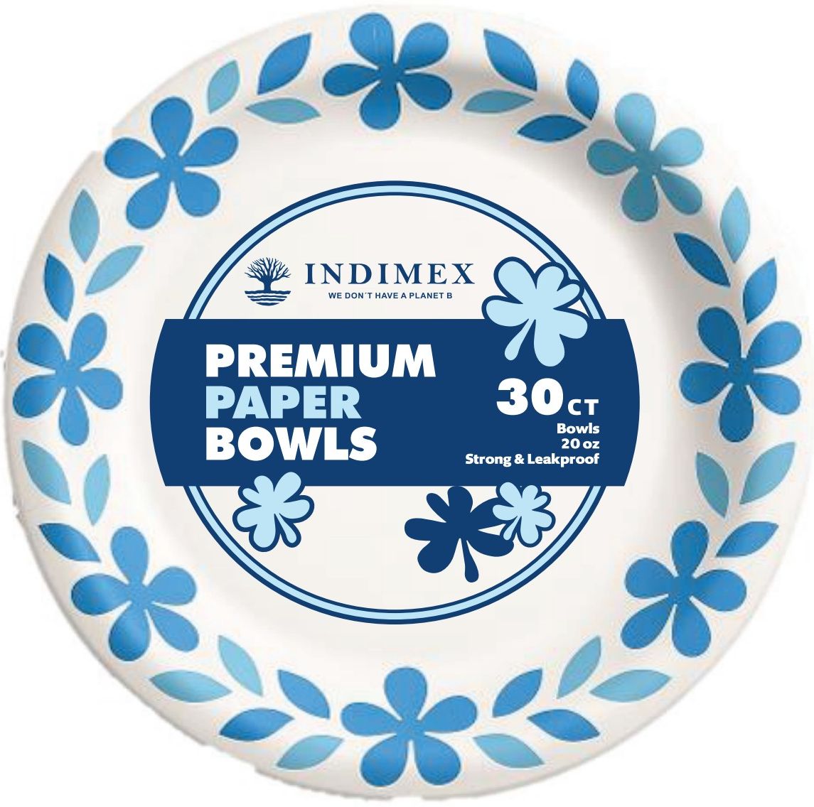 Paper Plates & Bowls — 20 oz Bowl — 16/30 ct
