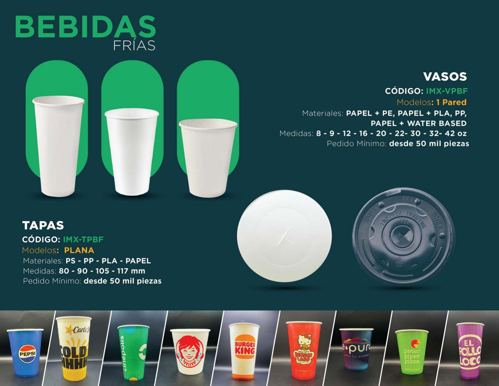 Cold beverage cups and lids