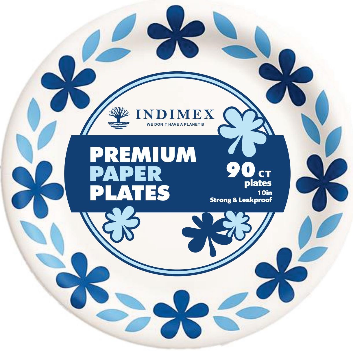 Paper Plates & Bowls — 10" Plate — 4/90 ct